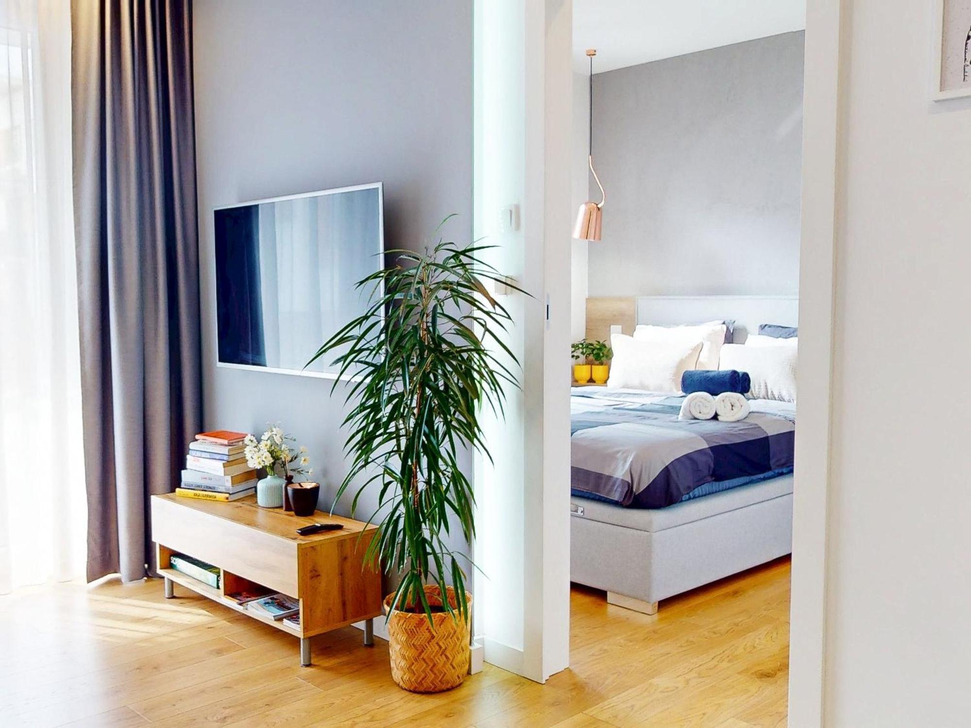 Apartament Green Z Garazem Podziemnym Warschau Buitenkant foto